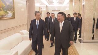 中国序列3位・趙楽際氏が北朝鮮で金正恩氏と会談、金氏「伝統的な友好関係を深めたい」