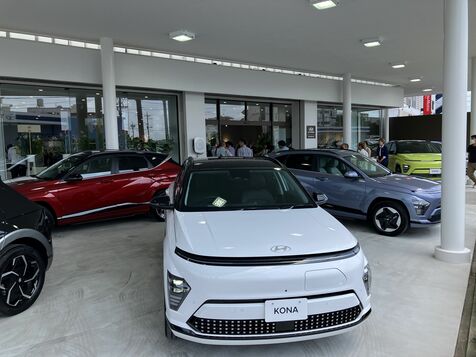 ヒョンデEV車を展示　南風原町にショールーム「ヒョンデシティストア沖縄」　4月13日オープン