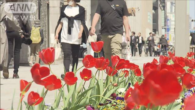 7月並みの暑さの所も　25℃以上の夏日続出