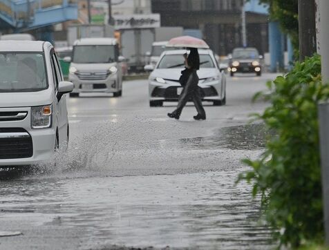 国道505号の一部通行止めを解除　名護市の大雨警報が注意報へ引き下げで