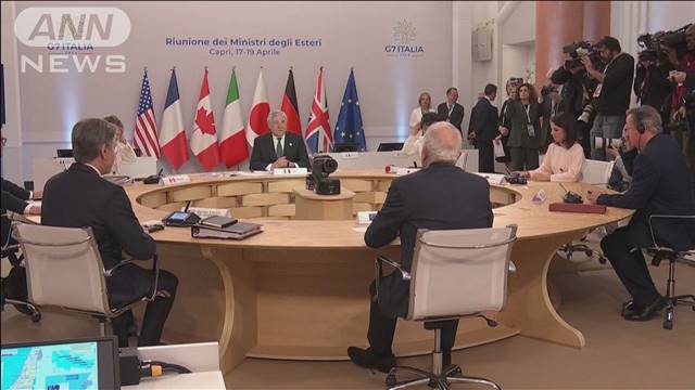 G7外相会合　イランへの制裁強化など議論　イスラエルへは自制求める