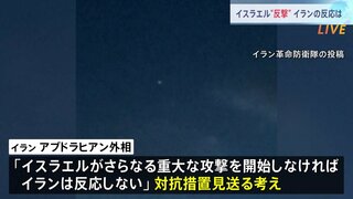 「ドローンというよりも子どものおもちゃ」イラン外相　イスラエルの反撃 イランは報復措置は見送る意向