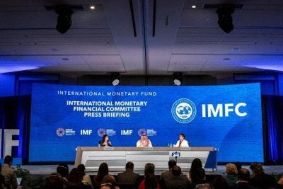 IMF、戦闘による経済影響を懸念　運営方針会合後に議長声明