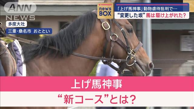 “時代の流れ”で「上げ馬神事」リニューアル　改善コースの走り心地