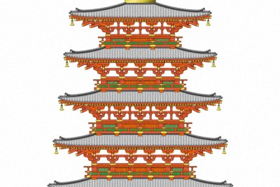 現存しない東大寺の東塔　高さ論争に決着　高さは70メートルか