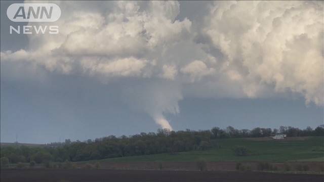 米ネブラスカ州などで複数の竜巻発生　3人けが