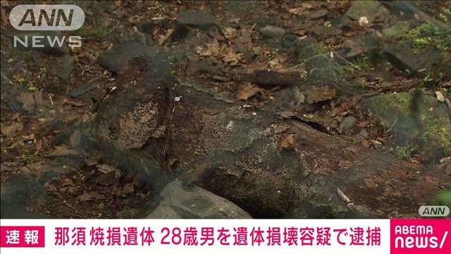 【速報】那須焼損遺体　共犯とみられる28歳男を那覇空港で確保し遺体損壊容疑で逮捕