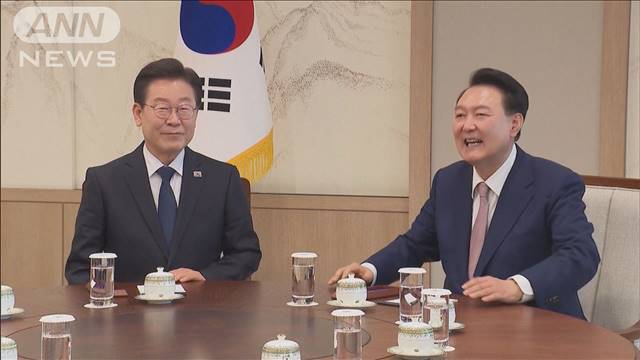 韓国　大統領と最大野党トップが会談　対日姿勢に“注文”も