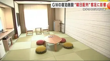 ＧＷの宿泊施設「曜日配列」が客足に影響　後半はまだ予約可能＜岩手・花巻市＞