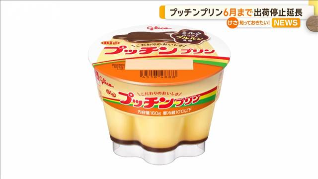 「プッチンプリン」6月まで出荷停止延長