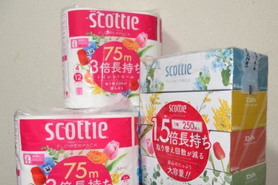 scottie&gt;せんべい　ティッシュなど人気、草加市ふるさと納税5億円超