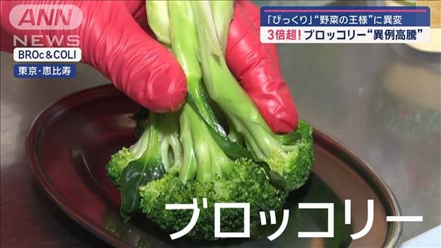 “野菜の王様”ブロッコリーが高騰　3倍超に「びっくり」買い時は？