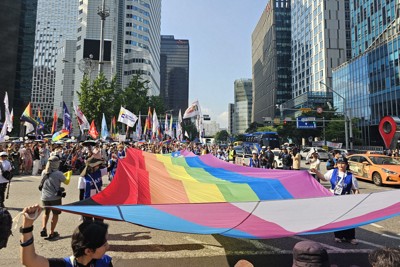 ソウルでLGBTQイベントの施設利用、不許可相次ぐ　保守派反発か