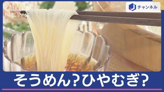 “そうめん”と“ひやむぎ”何が違う？　よく似ているけど…