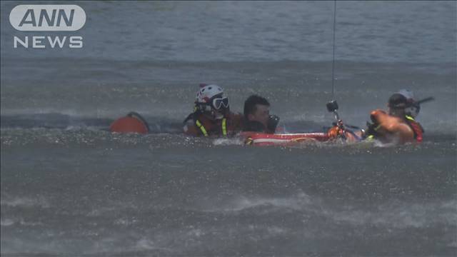 台風や豪雨の時期を前に　荒川氾濫を想定の大規模水防訓練