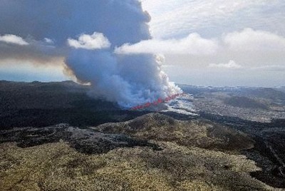 アイスランドでまた噴火　23年12月以降5回目