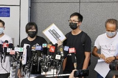 香港、国家安全条例違反で初の逮捕　天安門事件追悼で「扇動」