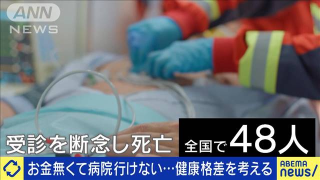 お金無くて病院行けない…生活困窮者の医療どう確保