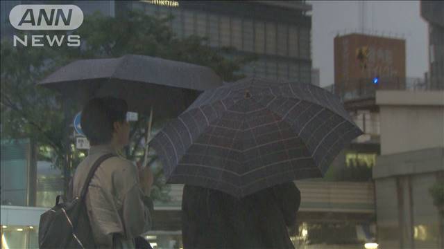 台風1号は温帯低気圧に 朝の通勤時に雨のピーク