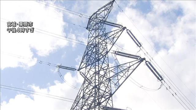 高圧電線“感電”か　3人救急搬送　宮城・栗原市