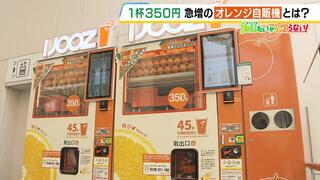 不足じゃないの！？『オレンジ自販機』急増のフシギ…会社に聞いてみると「逆に追い風」なんだって！？関西では１日１台増加中　オレンジ１日１２万個消費する日も