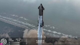 スペースXの大型宇宙船「スターシップ」初めて地球に帰還　4回目の無人飛行試験