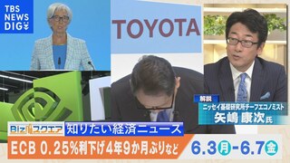 知っておきたい経済ニュース1週間 6月8日(土)/トヨタやマツダなど5社　型式指定で不正/去年の出生率1.20 過去最低更新など【Bizスクエア】