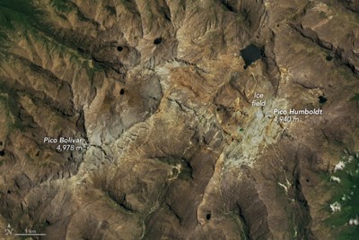 ベネズエラ、最後の氷河が「消失」　NASAが衛星画像を発表