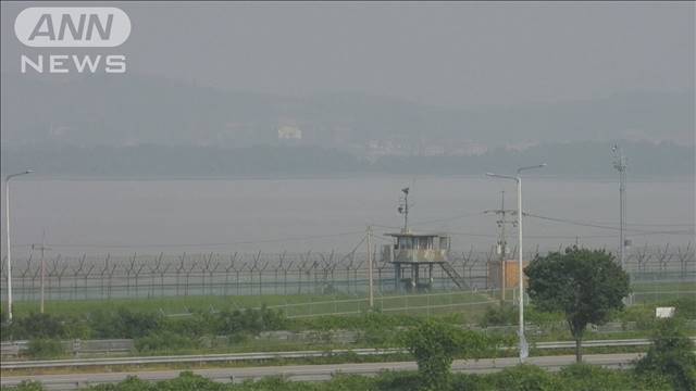 北朝鮮が韓国向け拡声器設置　韓国軍