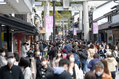 観光客は人口の100倍超　太宰府市、オーバーツーリズム対策に本腰