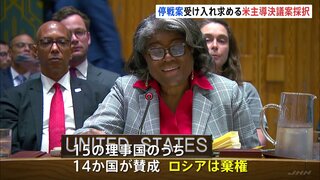 アメリカ主導の“新たな停戦案の受け入れを求める”決議案を採択　国連安全保障理事会