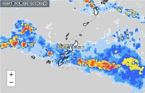 沖縄本島中南部に大雨洪水警報と土砂災害警戒情報　糸満市など4市町が避難指示、南城市では高齢者等避難発令