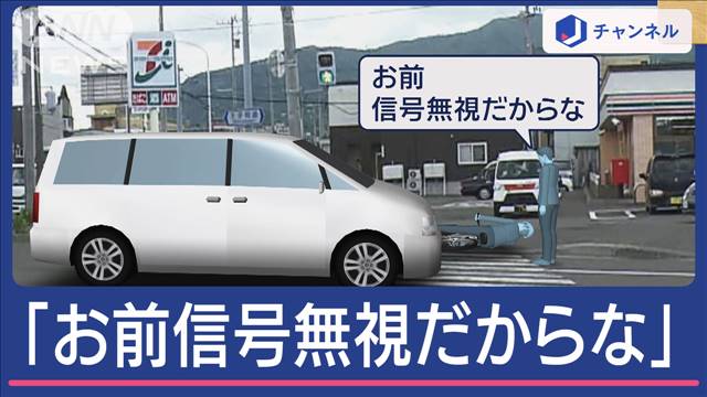 「お前信号無視だからな」転倒した高校生に言い残し立ち去る…事故当時の信号は？