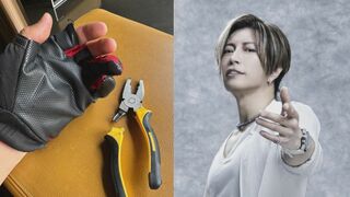 GACKTさん　「誰かの手じゃなくてよかった」　素手でペンチを破壊　「握手をするとみんな痛がっていたのは握力がまた上がっていたせいか」