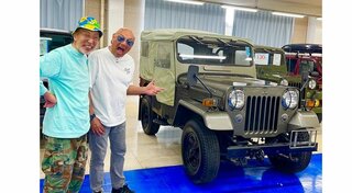 【テリー伊藤】　「1970年代三菱Jeep発見！」「昔乗っていたのでやっぱり欲しい！」　ＳＮＳで報告　「旧型ディーゼル車は東京登録不可。悩みどころ」