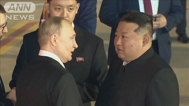 プーチン大統領 平壌に到着　24年ぶりの北朝鮮訪問