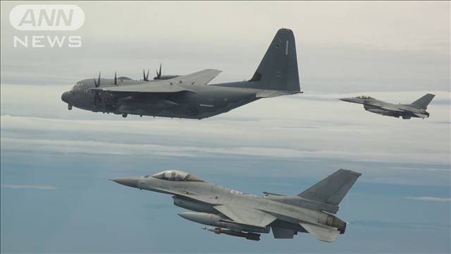 韓国軍が米軍との空中訓練を公開　北朝鮮をけん制か