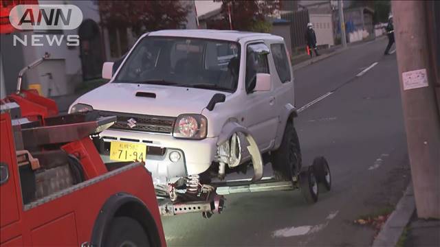 車所有の男 「異変に気付いていた」 趣旨の供述　札幌　脱輪事故