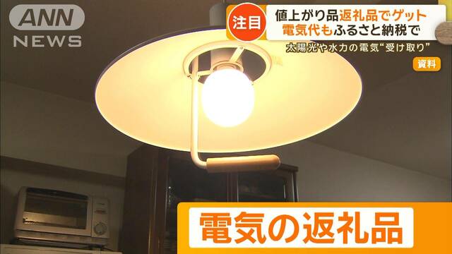 人気のふるさと納税「おいしく」から「賢く」へ　注目は「電気の返礼品」