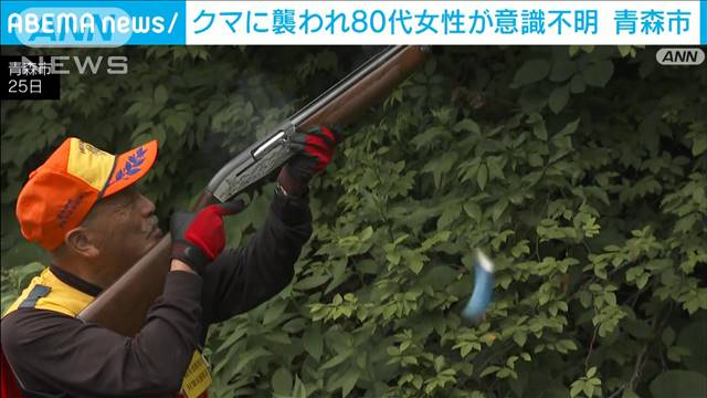 クマに襲われ 80代女性が意識不明 青森市