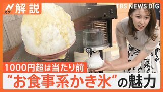 かき氷“専門店”続々オープン 1000円超でも…なぜ人気？ かき氷にハマる「ゴーラー」急増【Nスタ解説】