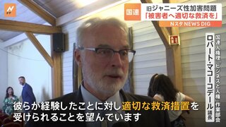 旧ジャニーズ性加害問題　国連人権理事会・作業部会議長「適切な救済を」