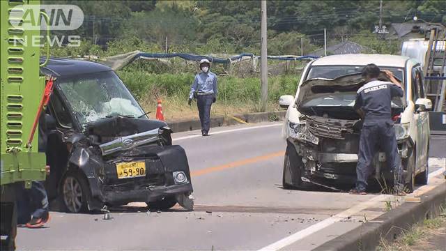 軽乗用車と福祉施設の送迎車が衝突　9人を病院に搬送うち1人死亡　茨城・笠間市