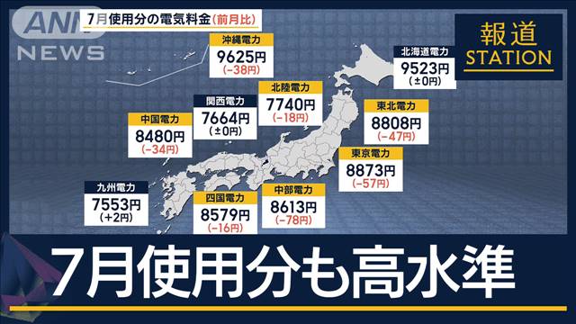 政府補助金“3カ月限定”再開へ…7月は？　電気料金“高水準”で推移