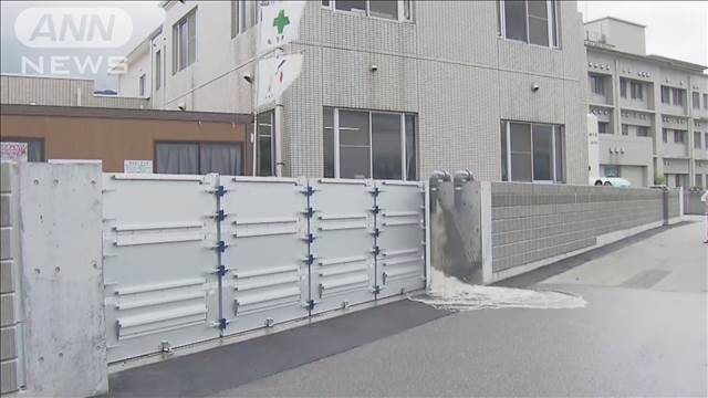 災害拠点病院に防水壁が完成 去年の大雨で浸水被害