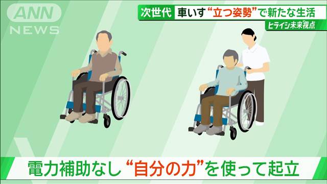 立つ姿勢で「したい」を「できる」に　実用化目前“次世代の車いす”の可能性