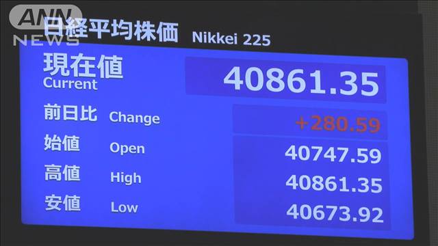 東証株価指数（TOPIX）が過去最高を更新　1989年12月の2884.80上回る