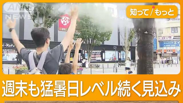 「経験ない暑さ」静岡市39.3℃ 東京都心35℃　猛暑日続出…1都6県265人熱中症疑い搬送