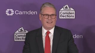 イギリス総選挙 労働党が単独過半数獲得 BBC報道、14年ぶり政権交代へ