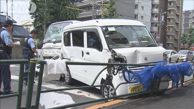 東京・練馬区の青梅街道で4台玉突き事故　7人けが